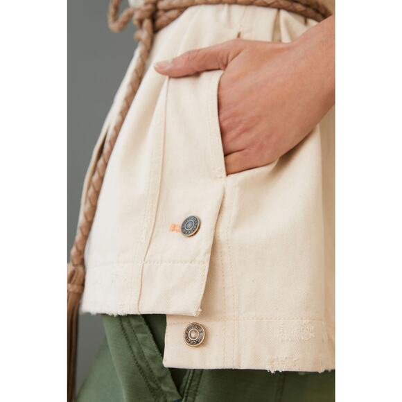 Anthropologie Pilcro Embroidered Denim Vest - New Women's XL - Picture 3 of 10